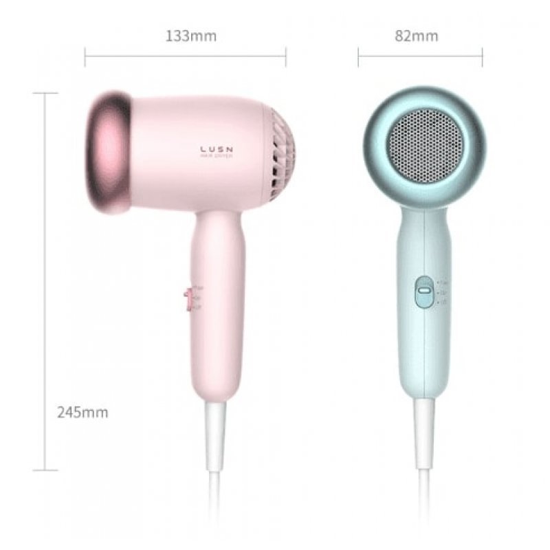 Фен для детей LUSN Hair Dryer, Розовый