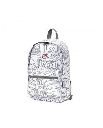 Рюкзак INUK White Graffiti Backpack Small Рюкзак INUK White Graffiti Backpack Small