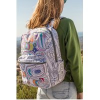 Рюкзак INUK White Graffiti Backpack Small Рюкзак INUK White Graffiti Backpack Small