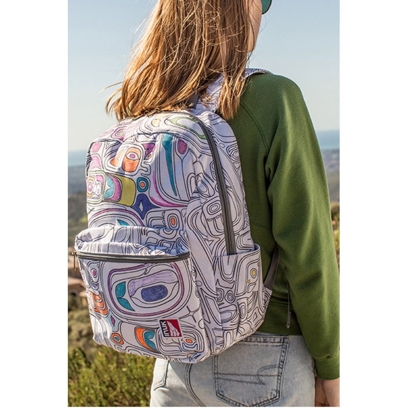 Рюкзак INUK White Graffiti Backpack Small