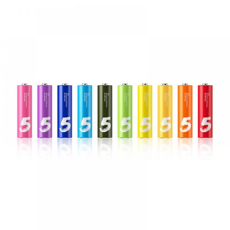 Батарейка алкалиновая Mijia Rainbow 5 AA Battery