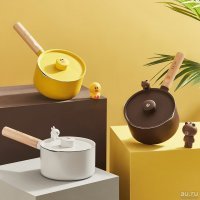 Кастрюля Solista Line Friends 16cm Milk Pot Коричневая T16-S1B