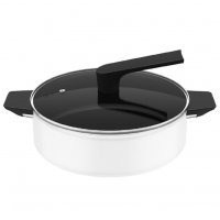 Кастрюля Zhiwu Cooking Multi-purpose Can Lid Soup Pot, Белый