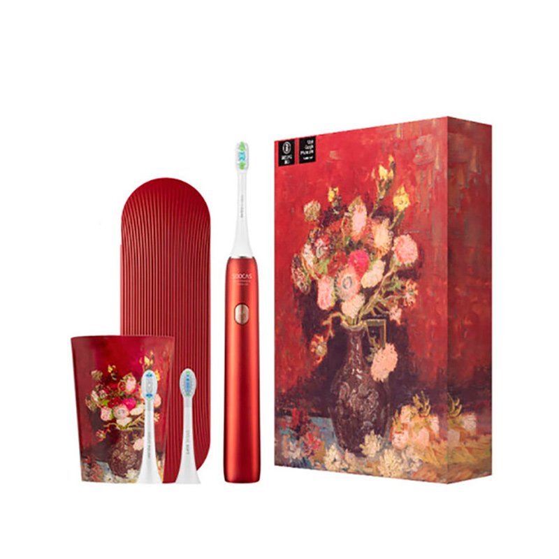 Электрическая зубная щётка SOOCAS Sonic Electric Toothbrush X3U Van Gogh Museum (Красный)