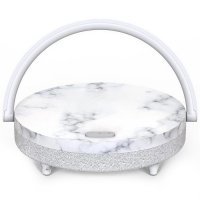 Колонка с функцией беспроводной зарядки EZVALO Wireless Charger Music Lamp ( LYYD01) Мрамор