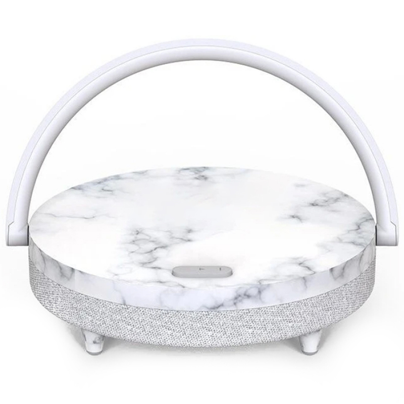 Колонка с функцией беспроводной зарядки EZVALO Wireless Charger Music Lamp ( LYYD01) Мрамор