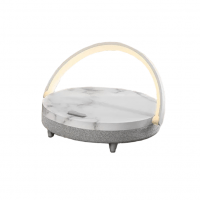 Колонка с функцией беспроводной зарядки EZVALO Wireless Charger Music Lamp ( LYYD01) Мрамор