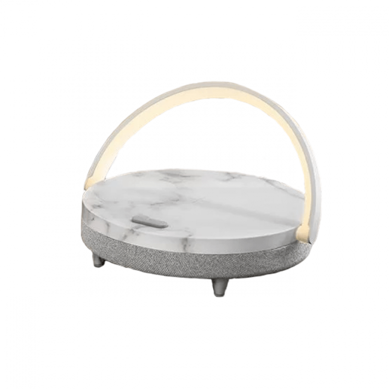 Колонка с функцией беспроводной зарядки EZVALO Wireless Charger Music Lamp ( LYYD01) Мрамор