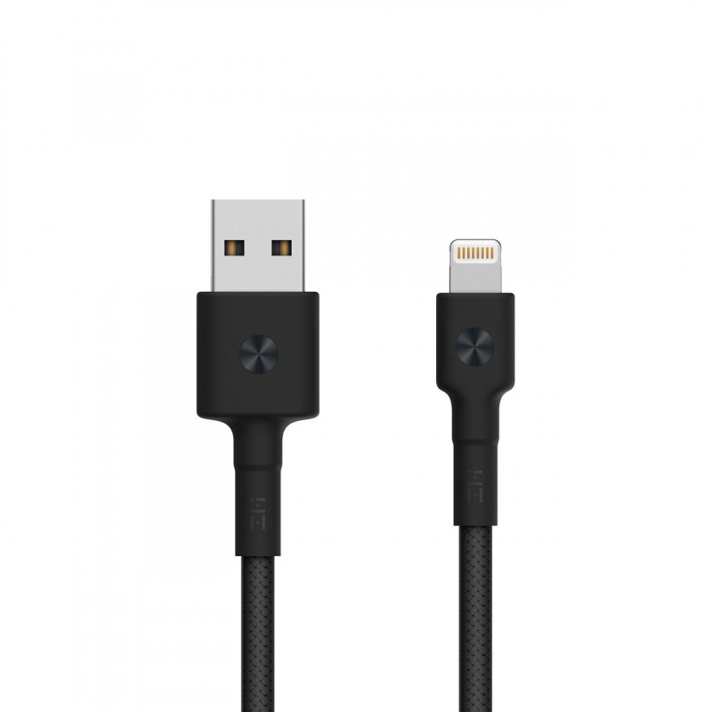 Кабель ZMI MFi USB - Lightning Cable 200cm (AL881) Черный