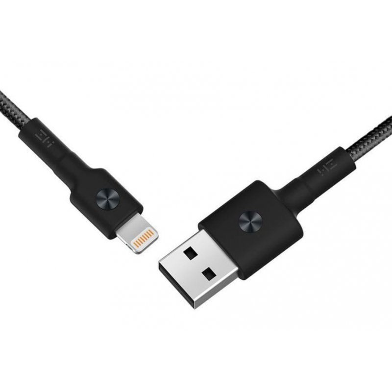 Кабель ZMI MFi USB - Lightning Cable 200cm (AL881) Черный