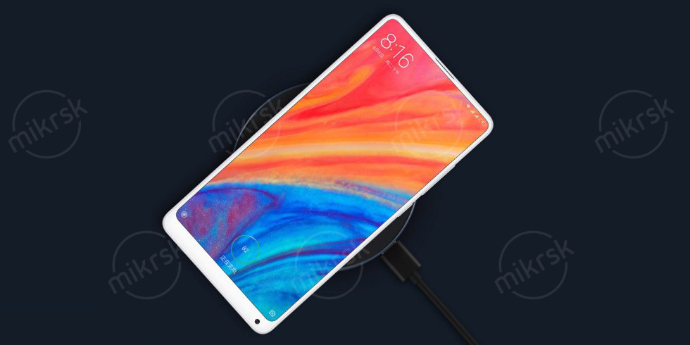 Беспроводное зарядное устройство Xiaomi Mi Wireless Charging Pad (EAC)(черный, с проводом, без адаптера)