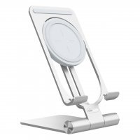 Держатель для телефона+Зарядка Nillkin PowerHold Mini Wireless Charging Stand (NKT01) Серебро