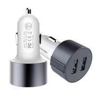 АЗУ Nillkin VIGOR Car Charger  (Серебро)