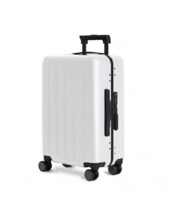 Чемодан 90 Points Light Alluminium Frame Suitecase 20 Inch Moonlight Белый