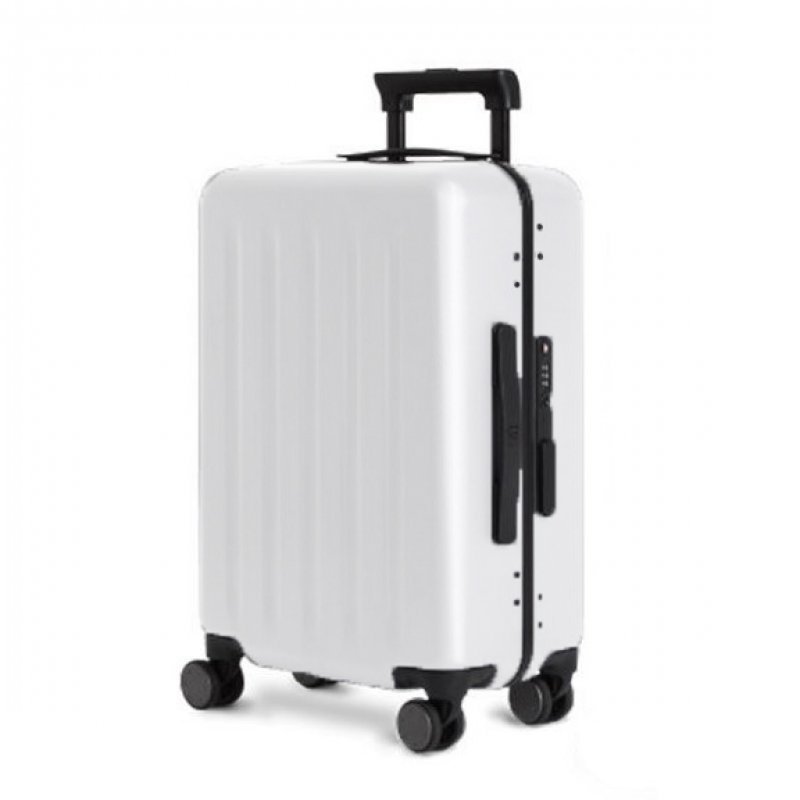 Чемодан 90 Points Light Alluminium Frame Suitecase 20 Inch Moonlight Белый