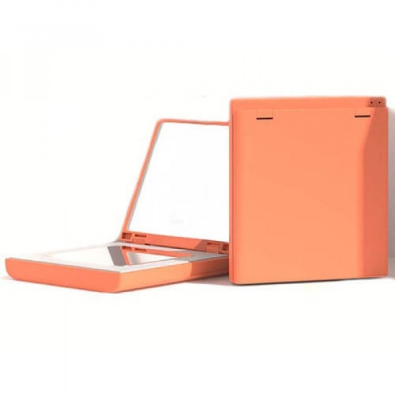 Зеркало для макияжа карманное VH Portable Beauty Mirror M01 Оранжевое