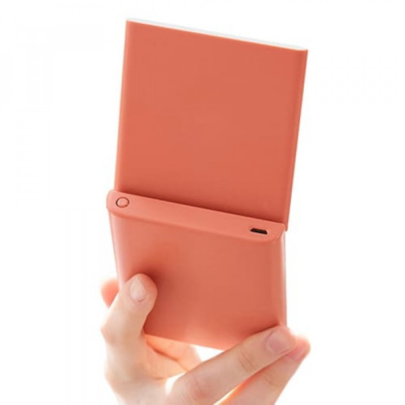 Зеркало для макияжа карманное VH Portable Beauty Mirror M01 Оранжевое