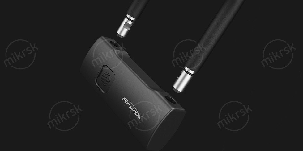 Умный замок Xiaomi AreoX U-lock Smart Fingerprint U8 (300 мм)