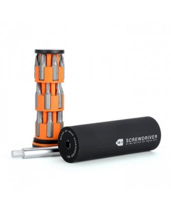 Отвертка с набором бит Jiuxun Tools Screwdniver Set 18 in 1 Черный