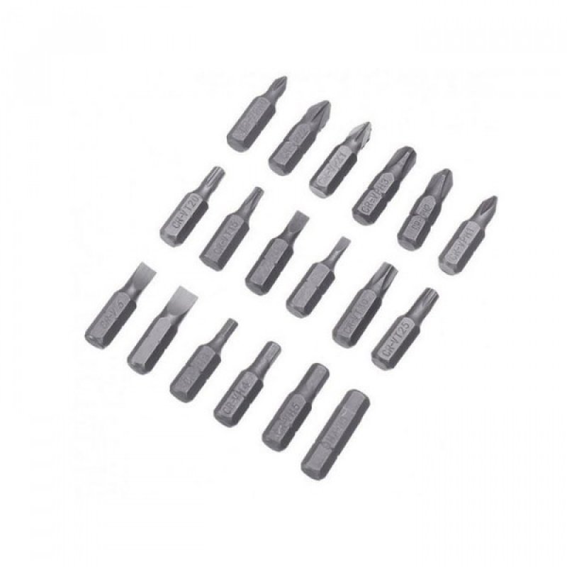 Отвертка с набором бит Jiuxun Tools Screwdniver Set 18 in 1 Черный