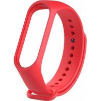 Браслет Mi Band 5 Оригинал Силикон Красный