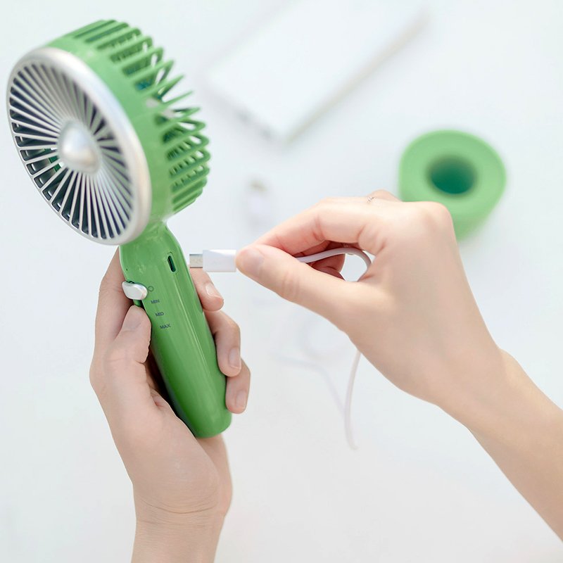 Портативный ручной вентилятор Guildford Retro Small Fan GFSFA7 Зеленый