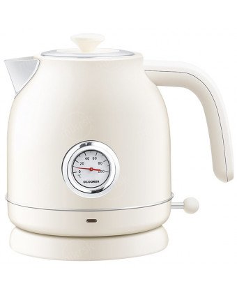 Чайник Qcooker Electric Kettle 1.7л  с Температурным Датчиком Бежевый