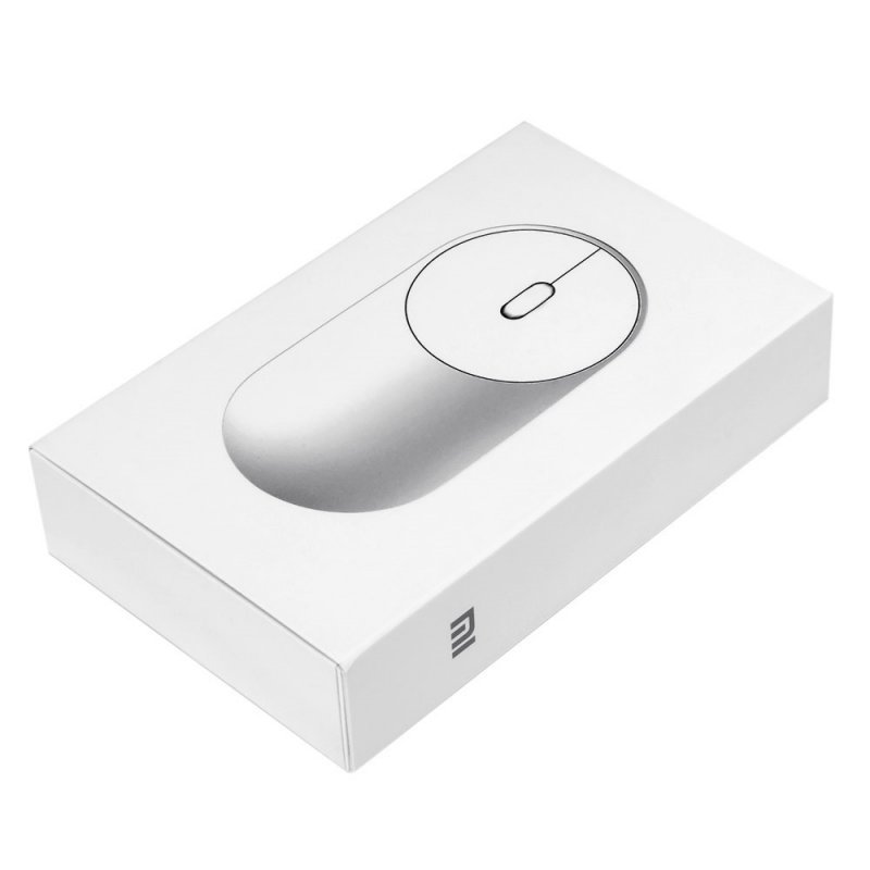 Мышь компьютерная беспроводная Xiaomi Mi Portable Mouse (Серебро)