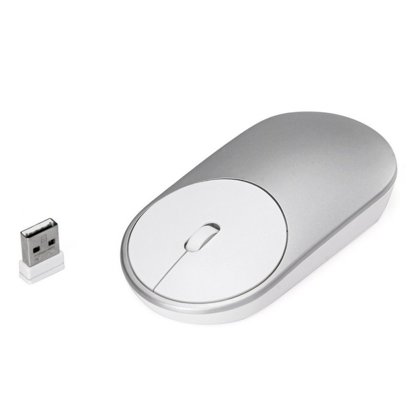 Мышь компьютерная беспроводная Xiaomi Mi Portable Mouse (Серебро)