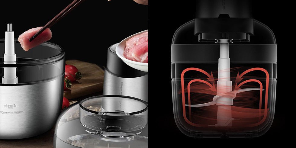 Мясорубка Deerma Meat Grinder (серебристый/silver) Мясорубка Deerma Meat Grinder (серебристый/silver)