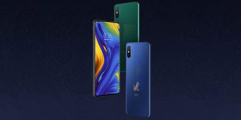 Смартфон Xiaomi Mi Mix 3 в разных расцветках