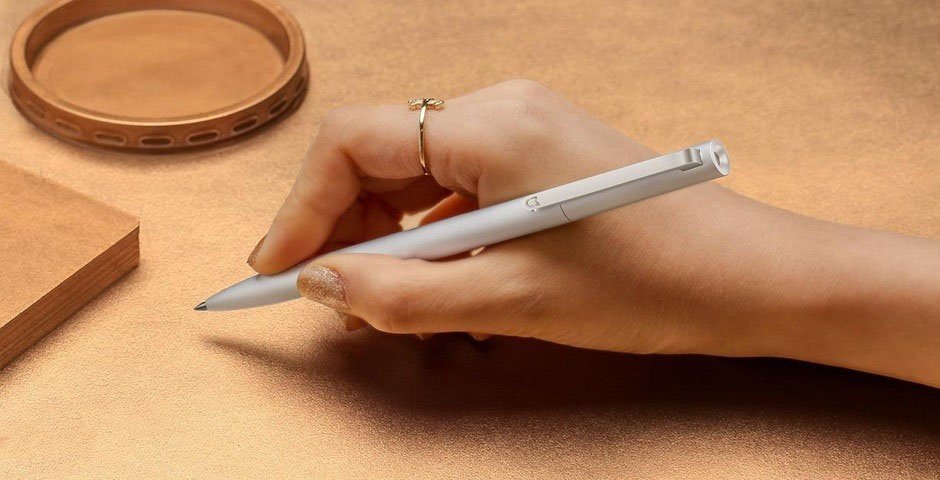 Ручка Xiaomi MiJia Mi Metal Pen (серебристый/silver)