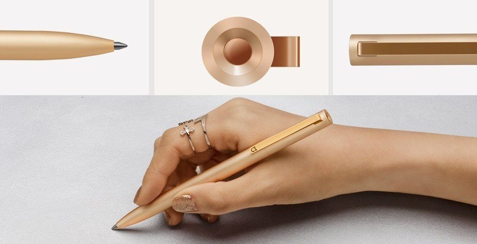 Ручка Xiaomi MiJia Mi Metal Pen (серебристый/silver)